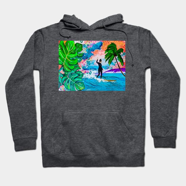 Costa Rica Surf Hoodie by JJ Barrows 